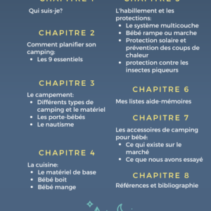 Le guide comment faire du camping avec son bébé (0-12 mois)
